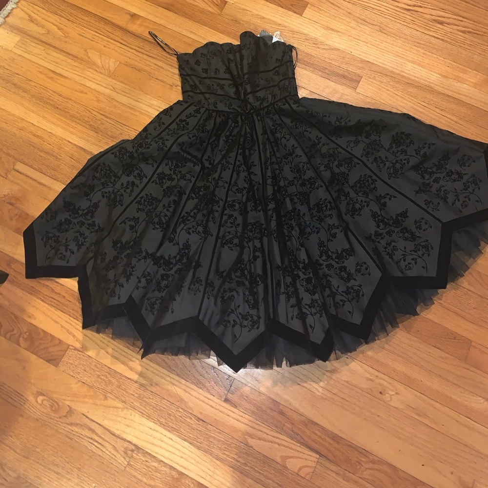 Betsy Johnson Black Cocktail Dress